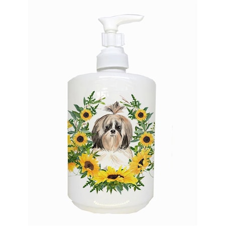 Carolines Treasures Shih Tzu Ceramic Soap Dispenser CK2961SOAP